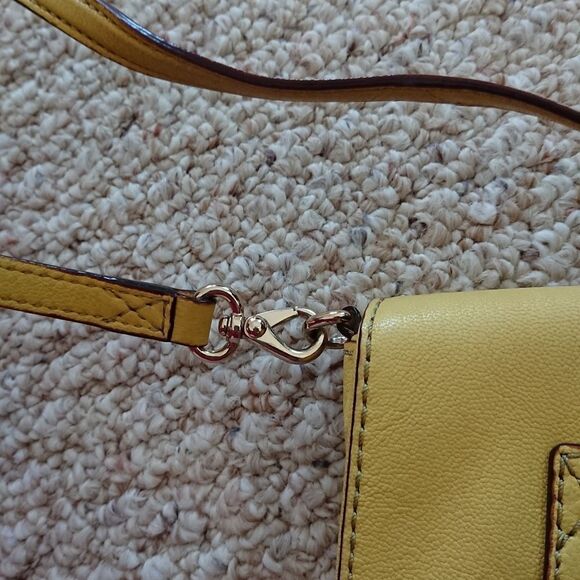 Kate Spade Allen Street Neil Leather Crossboy in Sultan Yellow - Picture 6 of 10